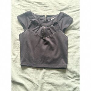 Chic Black Women's Crop Top